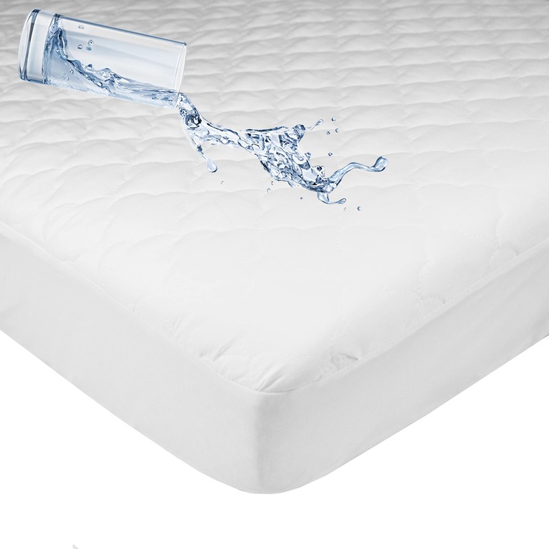 TL Care Ultra Soft Waterproof Fitted Quilted Mattress Pad Cover,