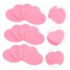 WOONEKY 60pcs Pink Heart Shape Facial Sponges Compressed Cleansing Pads