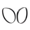 2Pcs Band Saw Tire Rubber Black Tire Replacement Part Width