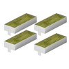 EVAYP 4 x activated carbon filters 17007412 17004805 Bosch HEZ9VRCR1