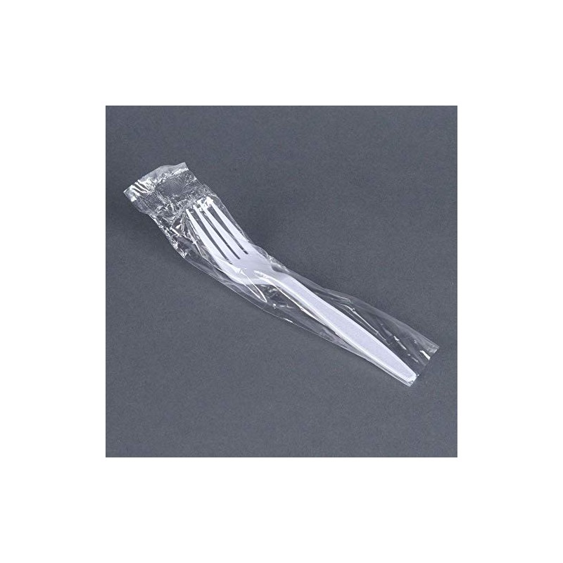 Individually Wrapped Heavy Weight Utensil (1000, White Fork)