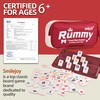 Smilejoy Mini Rummy Set,Travel Size Rummy Game with Durable Canvas