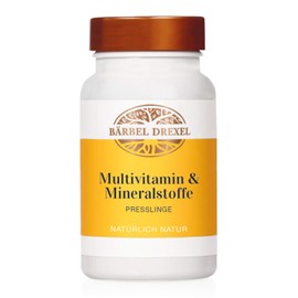 Multivitamin & Minerals I 20 Vitamins + Minerals (120 Tablets) 100% Vegan Made in Germany I Zinc Copper Vitamin C Dietary Supplement BÄRBEL DREXEL®