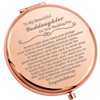 WSNANG Goddaughter On Your Wedding Day Gift from Godmother Compact