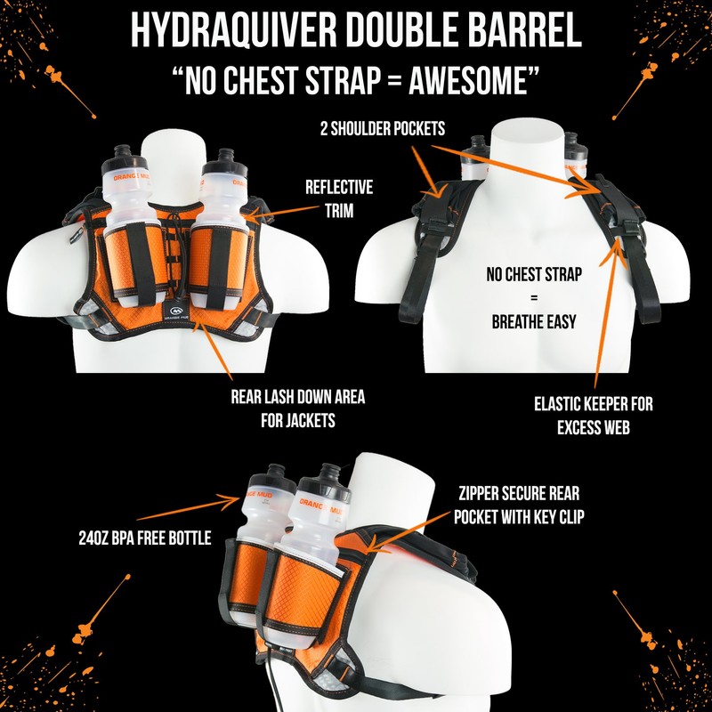 Orange Mud HydraQuiver Double Barrel Orange