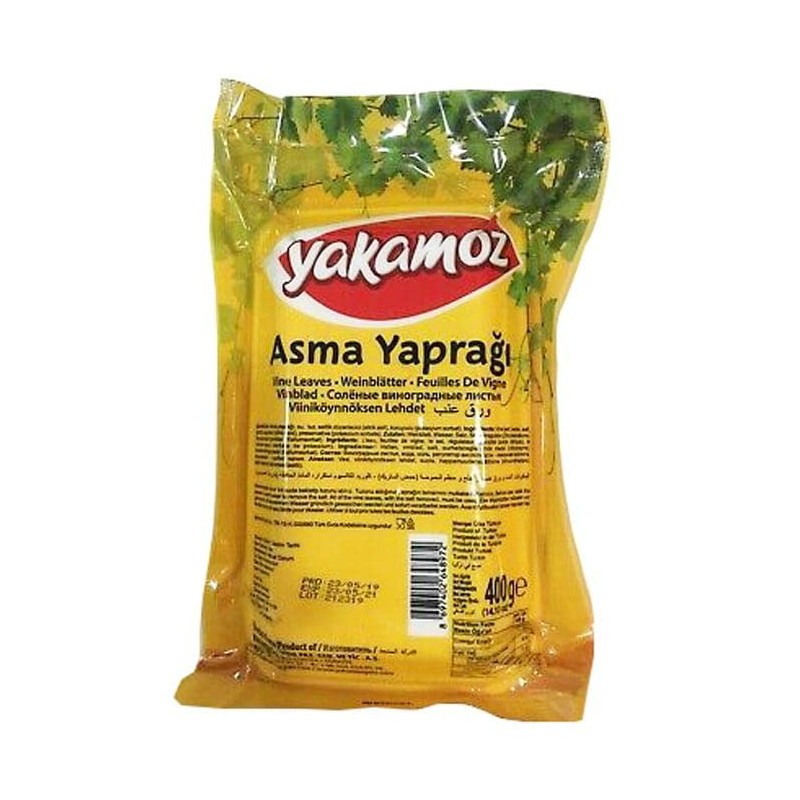 Turkish Grape Leaves for Stuffing in vacuumed Pack Yakamoz 400g