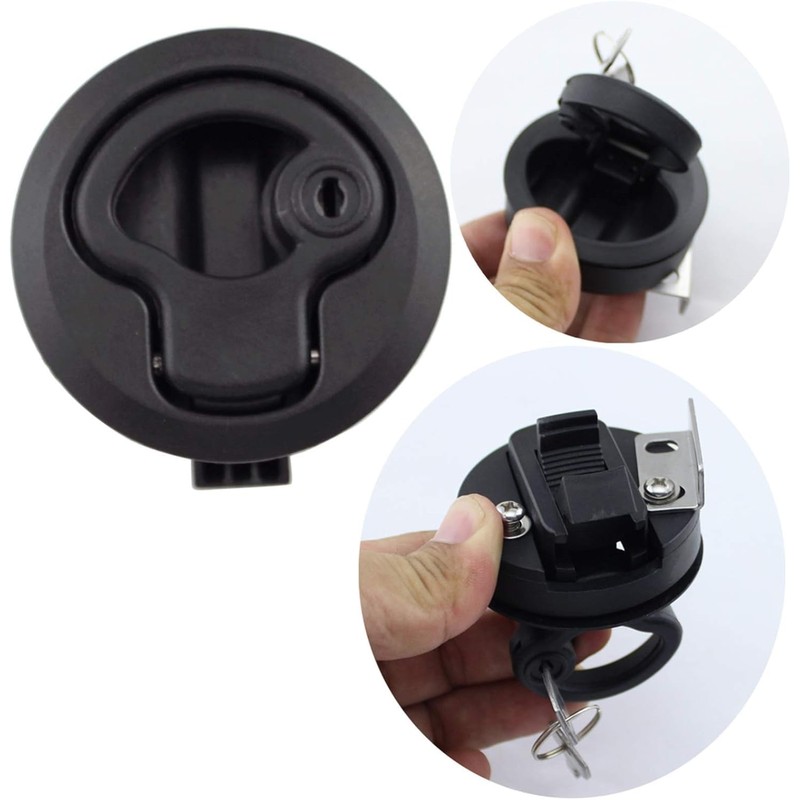 beejune Pack of 3 Push Lock Motorhome, Camping Drawer Closure,