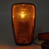 5Pcs Cab Marker Light Weatherproof Amber Teardrop Cab Top Running