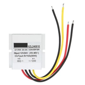 DCDC Voltage Reducer 12V 24V to 5V 10A 50W Waterproof Voltage Regulator Converter