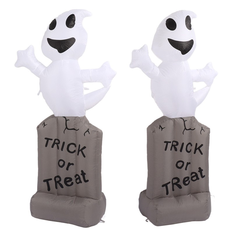 Inflatable Ghosts Tombstones Decoration 5Ft LED IP44 Waterproof With Blower