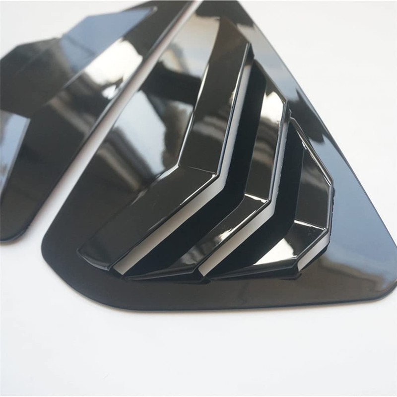 NEOLVZT New Racing Rear Quarter Window Louvers Scoops Shades Blinds