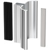 CERF ROUGE Frameless Shower Door Handle with Magnetic Strike -
