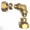 GASFLEX . gas Flex 1" ELBOW BRASS FITTING for gasFlex