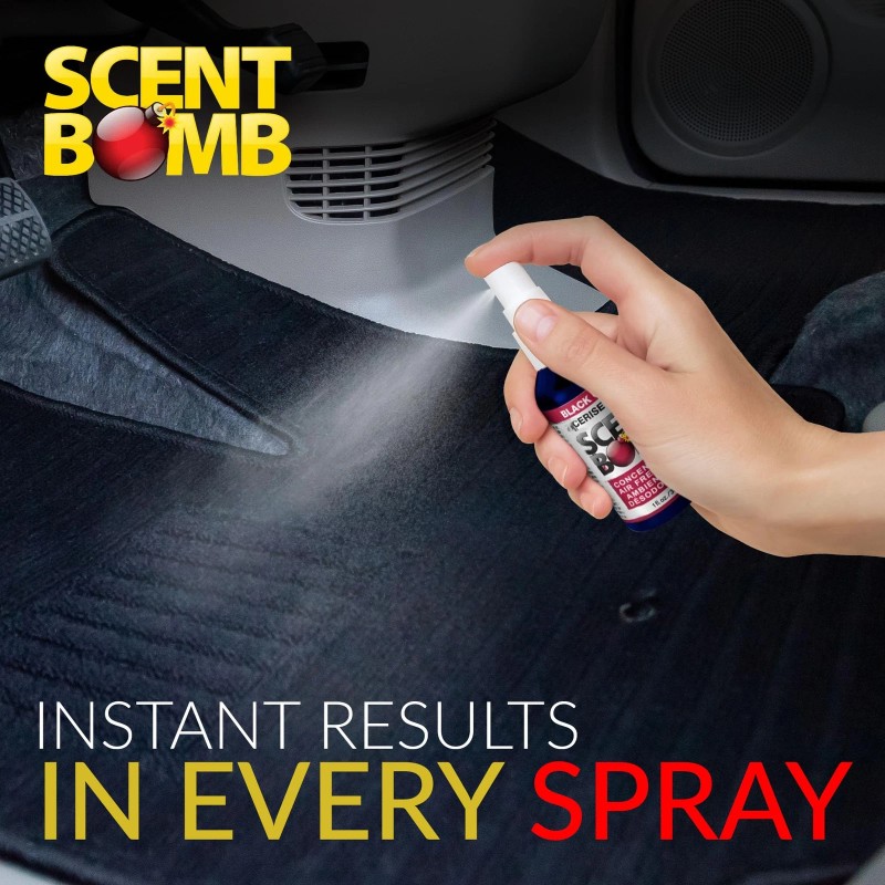Scent Bomb Black Cherry Air Freshener Spray Pack of 4