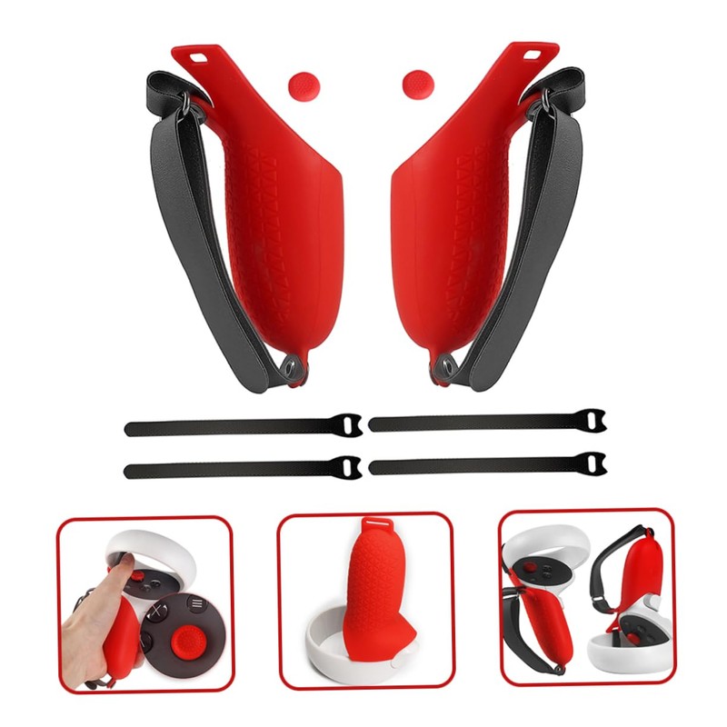 KONTONTY Touch Controller Grip Cover Drop Hand Grip Nonslip Texture