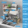 Shrivee Over The Sink Dish Drainer Drying Rack, Full Stainless
