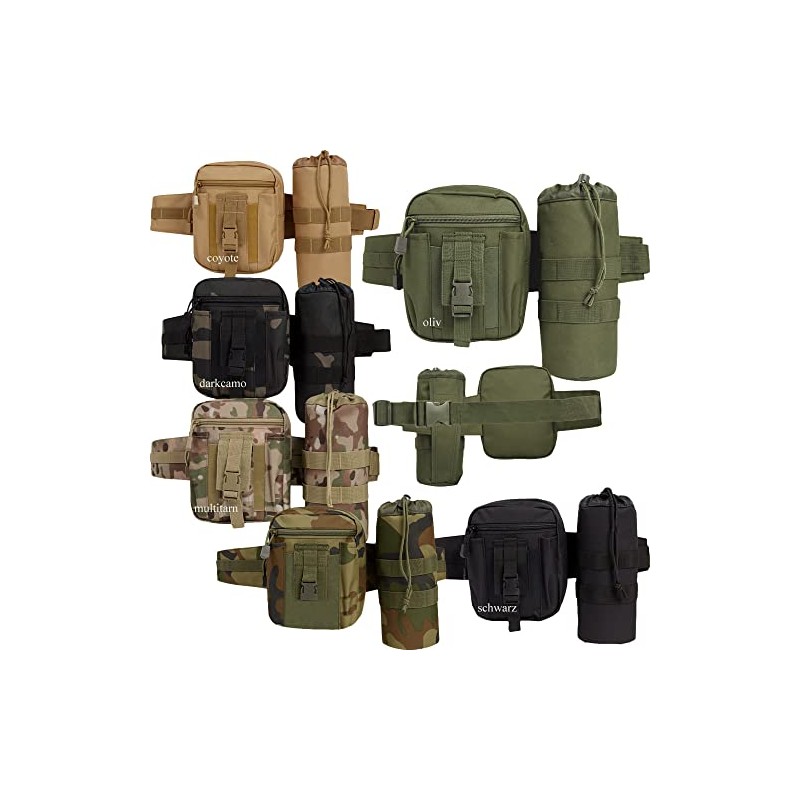Brandit Waistbelt Bag Allround Belt Bag with Additional Bottle Holder