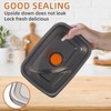 2 PCS Stainless Steel Food Storage Containers(33oz) with Lids Leak