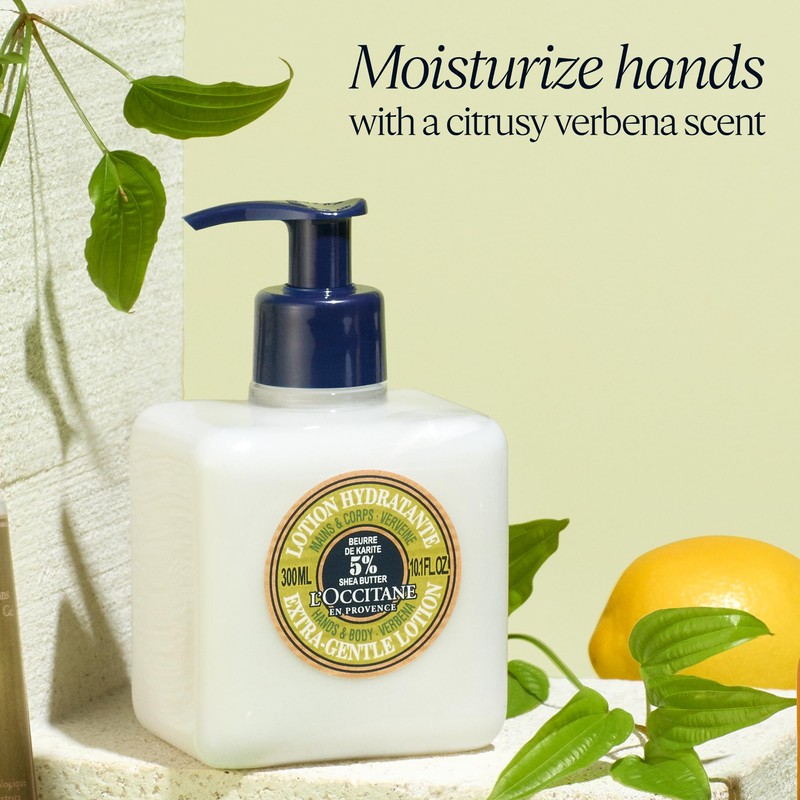 L'Occitane Shea Butter Hands & Body Verbena Extra-Gentle Lotion 10.10