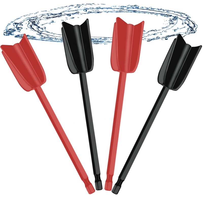 4Pcs Reusable Epoxy Mixer Attachment Durable Paint Epoxy Mixer Paddles