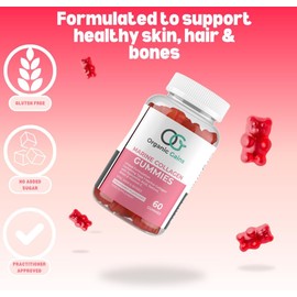 OG Marine Collagen Gummies with Hyaluronic Acid, Retinol, Biotin and Vitamin C + E | Superior Type 1 Hydrolysed Collagen Peptides Formulated by UK Healthcare Practitioners for Youthfulness