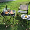 EHHLY Portable Folding Camping Table, Small Compact Aluminum Beach Picnic