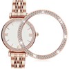 Tofficu Rhinestone Watch Case Protector Ring for Watch Stylish Bumper