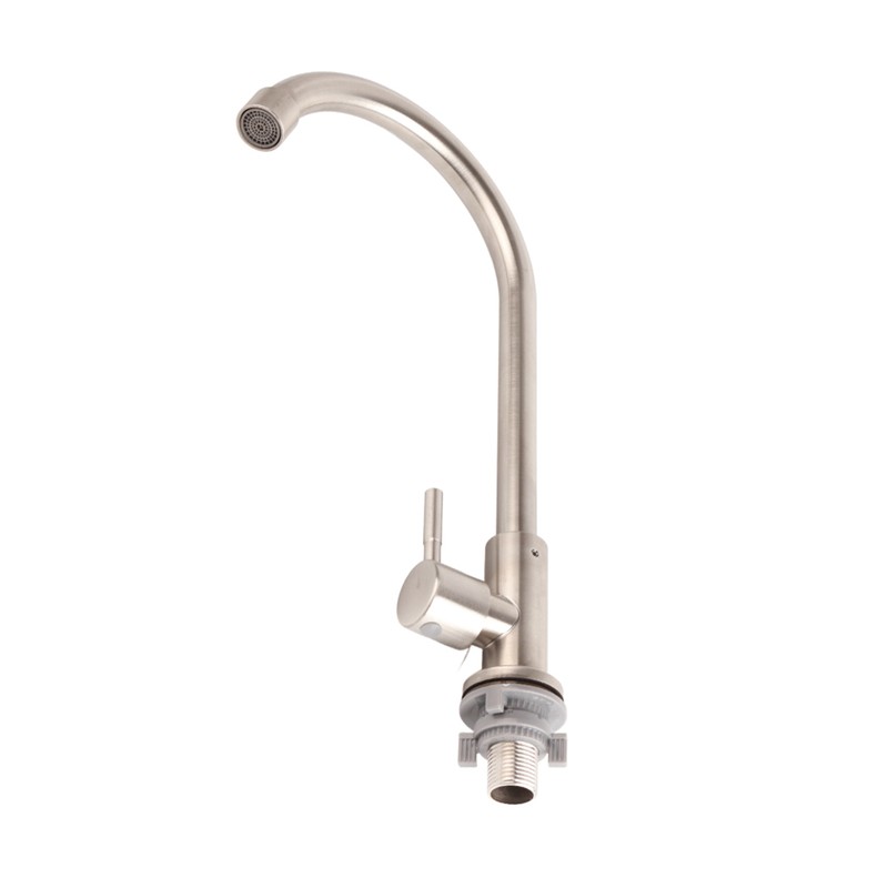 G1/2in Thread Stainless Steel Single Cold Single Hole Sink Water