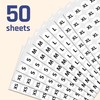 2cm Clothing Size Sticker Labels - 5 Sizes (XS, S,