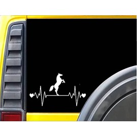 EZ-STIK Horse Standing LifelineJ358 8.5 inch Long Sticker Decal