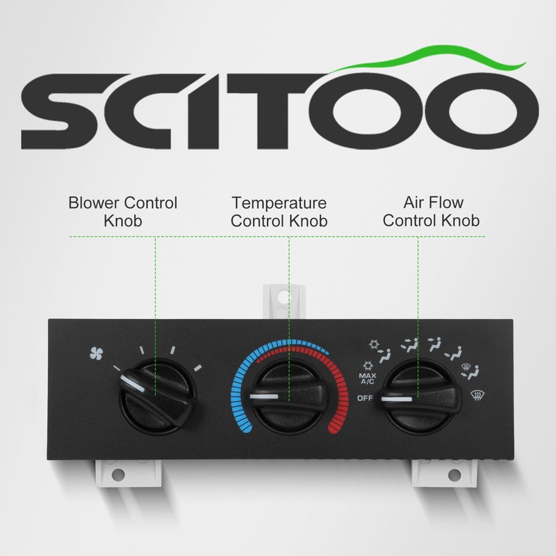 SCITOO Climate Control Module AC Heater Control Panel 1998-2003 for