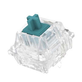DUROCK T1 Tactile Keyboard Switches, 5 Pins Tactile Switches 67g Gold Plated Spring Heavy Tactile Key Switches Pre-Lubed (DUROCK Clear T1, 70pcs)