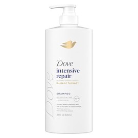 Dove Champú de Reparación Intensiva para Cabello Dañado con Tecnología de Cuidado de Bio-Proteínas y Suero Amino 28 Fl Oz