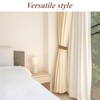 Qianyu 2 Pack Braided Curtain Tiebacks Rustic Drapes Holdbacks Handmade