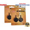 Bicycle Brake Pads for Zoom Brake, 2 Pairs, Semi-Metal Disc