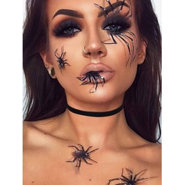 2pcs Black Velvet Choker Gothic Black Singal Pearl Choker for Women Girls (2pcs)