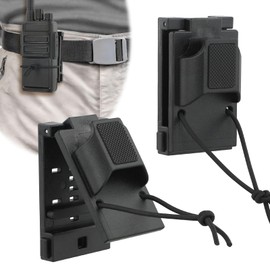 VigorKeeper Tactical Radio Holder Duty Belt Accessories, Radio Holster Belt Clip Fits 1.5"-2.35" Belts, Police Accessories Walkie Talkie Holder