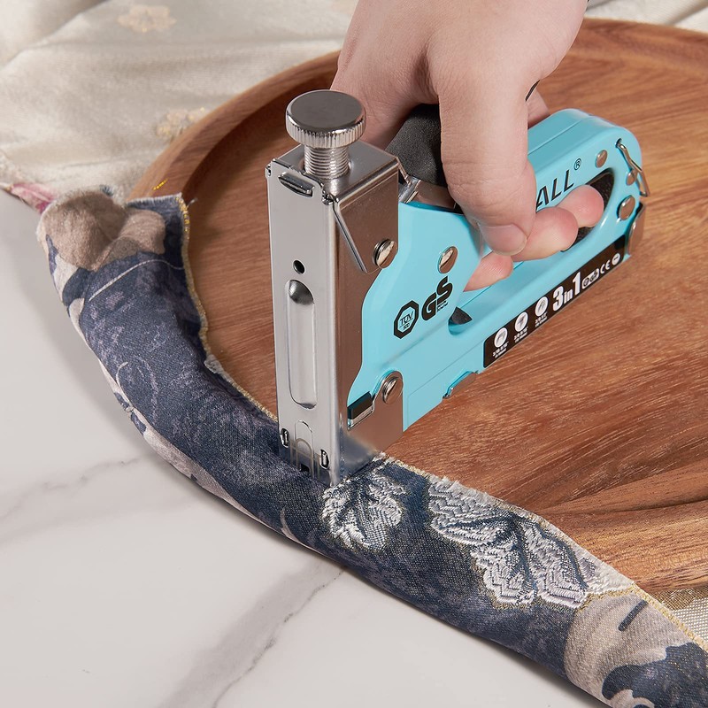 SHALL Staple Gun Heavy Duty, 3-in-1 Upholstery Staple Gun Kit