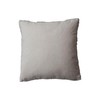 Creative Co-Op, Natural Hand-Embroidered Cotton and Linen Pillow with Seashell