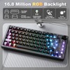 YUNZII B75 PRO MAX 75% Mechanical Keyboard (Black, Cocoa V2)