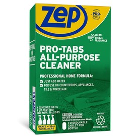 Zep PRO-TABS All Purpose Cleaner Dissolvable Tablets - 4 Tablets - ZUAPCTAB Just Add Water! Environmentally Friendly