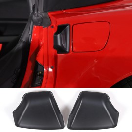 autotrim000 Matte Black Door Handle Bowl Body Moulding Cover Trim For Corvette C6 2005-2013