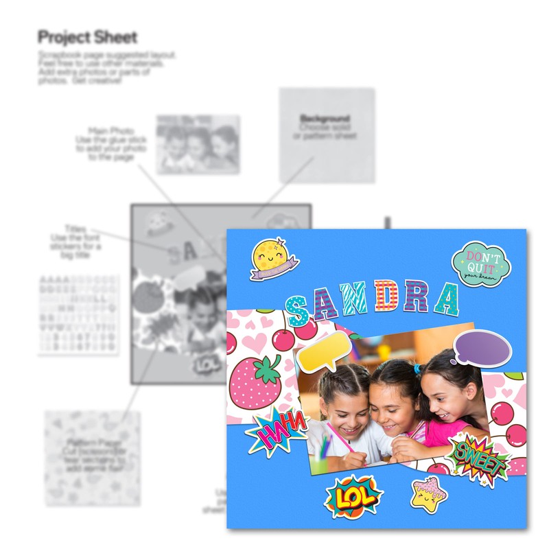 Girls Style Scrapbook Kit