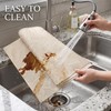 FAVE Gold Table Runner 35.5 Inches Table Runner Waterproof