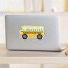 CafePress Kindergarten School Bus Medium Die Cut Sticker, 5.75" x