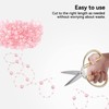 HERCHR Pearl Garland Pink 10 m Table Decoration Wedding, Pearl