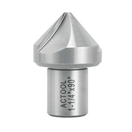 ACTOOL HSS Countersink 1-1/4'' Diameter with 3/4'' Weldon Shank