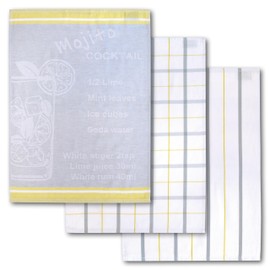 Dyckhoff Set of 3 Tea Towels, Mojito, 50 x 70 cm, 100% Cotton