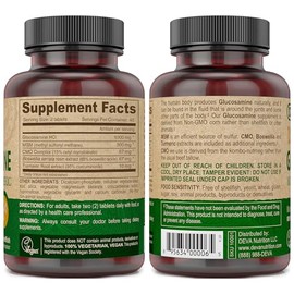 Deva | Vegan Glucosamina MSM CMO | 90 Tabletas | Sin Mariscos