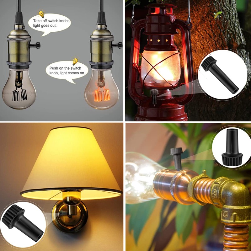 Venforze 4 Packs Standard Lamp Switch Replacement, Light Lamp Turn